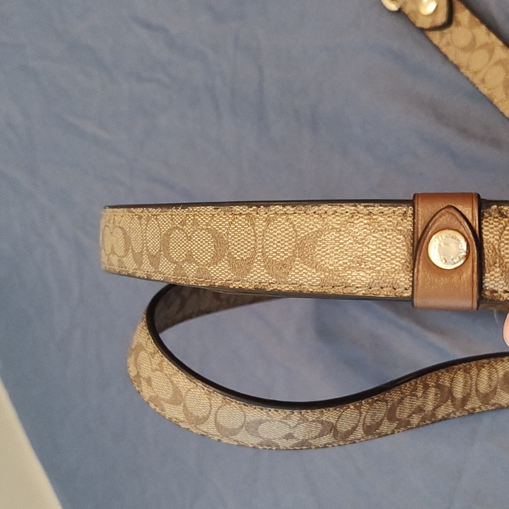 Coach Brown Patterned Large Dog Leash - Picture 3 of 3